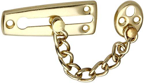 Stanley Hardware S610-240 CD7088 Chain Door Guard in Satin Brass