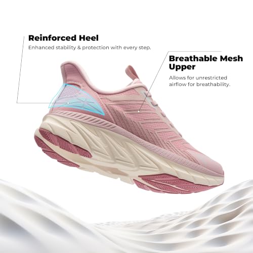 Image of ALLSWIFIT Women's Slip On Walking Shoes Running Comfortable Tennis Breathable Non Slip Athletic Gym Workout Cross Training Fashion Sneakers