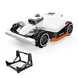 MAMMOTION LUBA 3 AWD 3000 Robot Tagliaerba con Supporto per Autolavaggio, Posizionamento LiDAR+NetRTK+AI Vision Tri-Fusion 360°, Trazione Integrale Pendenze all'80%, Altezza di Taglio 25-70mm