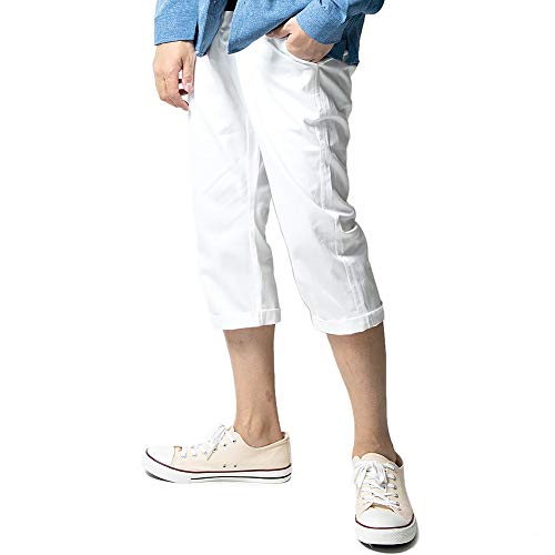 7分丈 クロップドパンツ 白 メンズボトムス 通販 人気ランキング 価格 Com