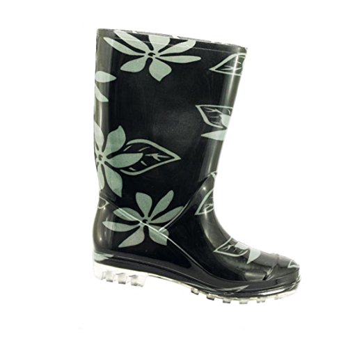 Reis Btdflower_Bs37 Grensho   Zapatillas de PVC, color negro y gris, talla 37
