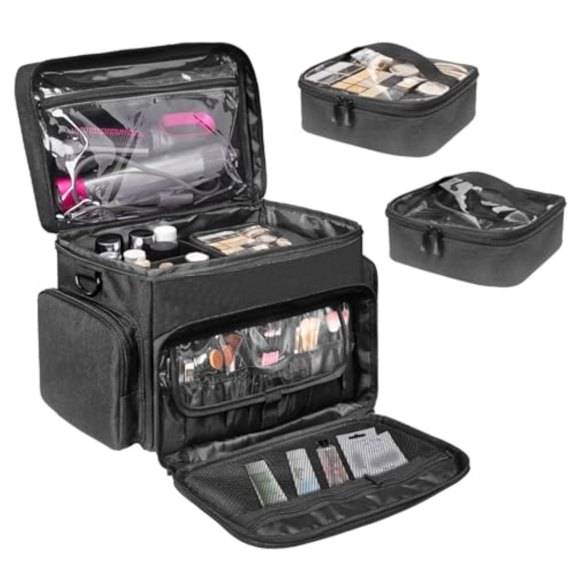 Portable Travel Makeup Case for Grooming Tools