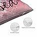 Mugod Rectangle Pillowcase Black Blessed on Silver Pink Dot Highlights,Throw Cushion Covers Rectangle Zipper Decor Sofa Couch Bedroom Living Room Home 20x30 Inches