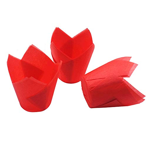 Baking Cups 100-Count Muffin Cups Standard Tulip Muffin Cupcake Natural Cupcake Paper Liners