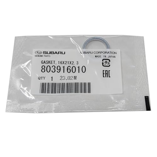Subaru Engine Oil Filter & Crush Washer Kit (1, 2, 3, 6, 12 pks available) Outback Legacy Impreza Forester XV Crosstrek Ascent 15208AA21A 803916010 (1 Pack)