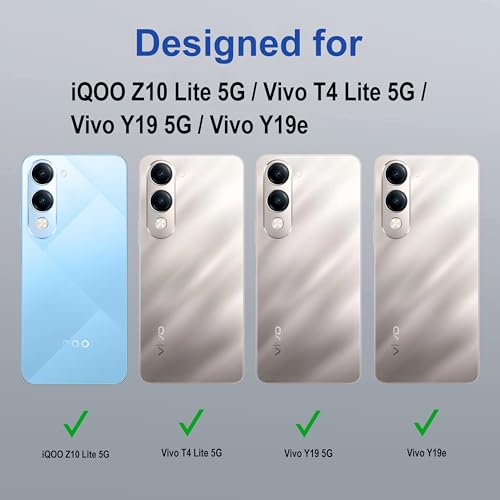 Image of amazon basics Back Case Cover for iQOO Z10 Lite 5G | Scratch-Resistant Back Cover | Clear
