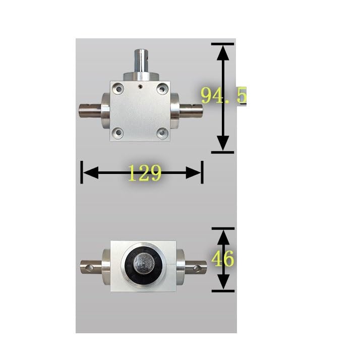 Angle Steering 1pc 1.5 Module 20 Teeth Bevel Gear Waterproof Gearbox 90 Degree Reverse Steering Commutator 15mm Shaft Right Angle Gearbox Driving Change