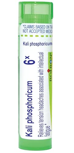 Boiron Kali Phosphoricum 6X for Tension Headachess Associated with Intellectual Fatigue - 80 Pellets