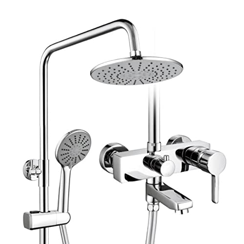 Système de douche à double trou en laiton pour remplacer votre robinetterie entartrée