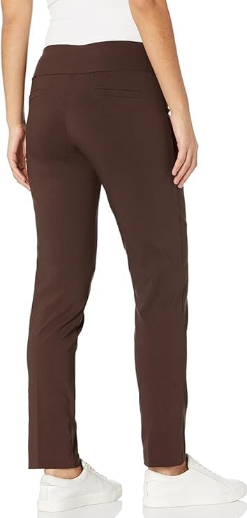Zac & Rachel Women's Millennium Fabric Pull-On Slim Leg Pant2