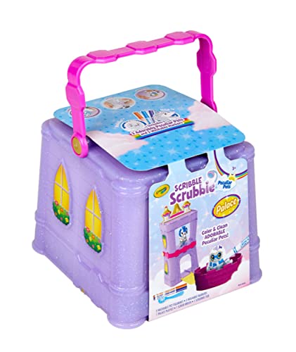 Crayola Scribble Scrubbie Peculiar Pets, Palace Playset with Yeti & Unicorn Toys, Kids Gifts for Girls & Boys, Ages 3, 4, 5, 9 - image 3