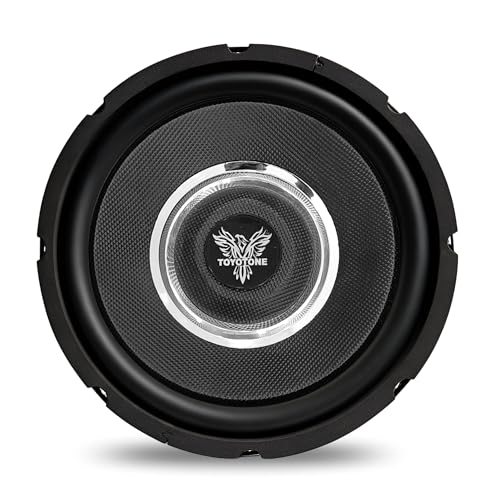 Image of TOYOTONE 10 inch Subwoofer Infinity Series 150W RMS /700W Peak Power / 1.5-Inch Copper Coil / 120mm Single Magnet Ideal for Upgrading Car Bass Tubes, Home Subwoofer Systems, and DIY Audio Projects (Black)