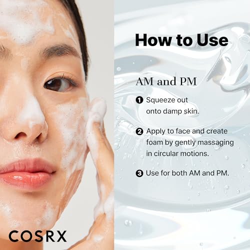 COSRX Low pH Good Morning Gel Face Cleanser, Gentle Face Wash, 5.07 fl oz - image 8