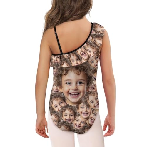 Image of Yzaoxia Girls Swimsuits One Piece Bathing Suit Sleeveless Gymnastics Swimwear for Kids 3-14Y