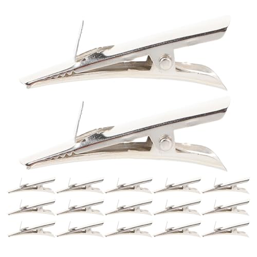 Homoyoyo Pinzas Metálicas Tipo Cocodrilo de 4,5 Cm, Paquete de 150 Unidades, Clips de Resorte para Manualidades, Sujetar Fotos y Cabello, Portafotos para Decoración y Bricolaje en Hogar