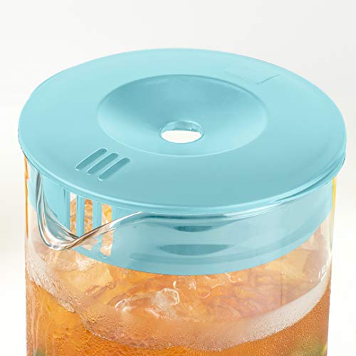 Image of Nostalgia CI3AQ Cafe 3-Quart Iced Coffee and Tea Brewing System, Aqua