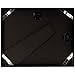 Golden State Art - 8x10 Aluminum Picture Frame - with Mat for 5x7 Photo or Without Mat for 8 x 10 Photo - Real Glass Cover - Simple and Elegant Decor for Wall Mounting - 1 Pack - Black