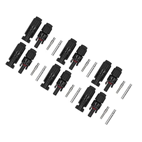 10 Pairs Solar Panel Connector DC1000V 30A Photovoltaic Male Female Cable IP67 Waterproof PC Connector Crimp Solar Power Parts Accessories