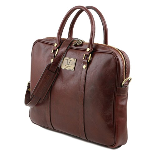 Tuscany Leather Prato Exclusive Leather Laptop Case Honey #TOP6