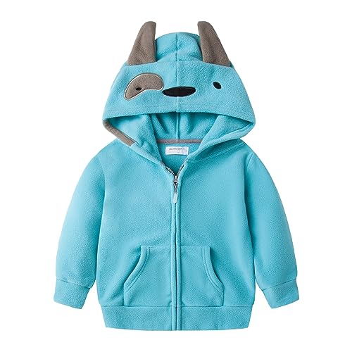 Image of Mud Kingdom Fleece Hoodies Jacket for Boys Girls Full Zipper Long Sleeve Happy Halloween