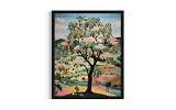 Mango Tree Unframed Wall Art Poster Print, Rural Landscape, Heritage Artwork Fruits Plants Decor Travel Poster for Living Room and Bathroom 252 (Mango Tree, 24'L x 18'W, Unframed)