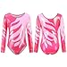 Hotfiary Gymnastics Leotards for Girls Toddler Kids Sparkly Dance Unitards Biketards Athletic Outfit with Shorts 5-12 Years