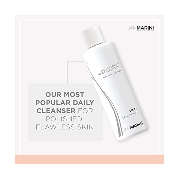 Jan Marini Skin Research Bioglycolic Face Cleanser - Facial Wash for Oily, Dry & Combo Skin - Personal Face Skincare - Skin Cleanser for Beauty & Personal Care - 8 fl oz