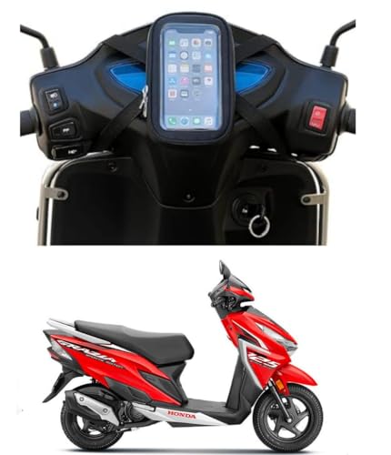 Image of NISHI Universal Mobile Holder /Stand /Mount Pouch for Scooters Scooty (Honda Grazia)