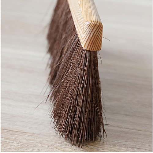 Besen- und Kehrschaufel-Set für zu Hause, Langer Holzstielbesen mit Kehrschaufel, Aufrechtstehender Besen und Kehrschaufel-Kombination für die Reinigung von Böden im Büro, in der Lobby – Bild 5