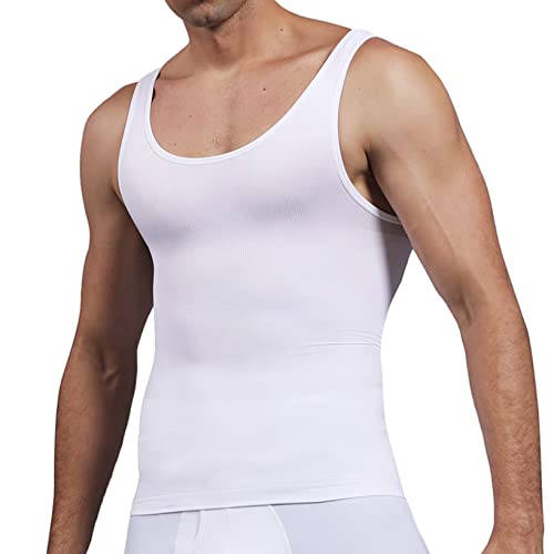 Shaping Tops para Hombres Compresión Abdominal y Soporte Corrector de Espalda 7