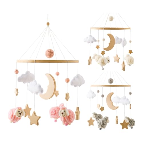 Baby Mobile For Crib, ���y�t���x�r�[���b�N�y���_���g, ���y�t�� �{�w�~�A�����r�[�� 0-3�� �j�����p �x�r�[�J�[���� �|�[�^�u���f�U�C��
