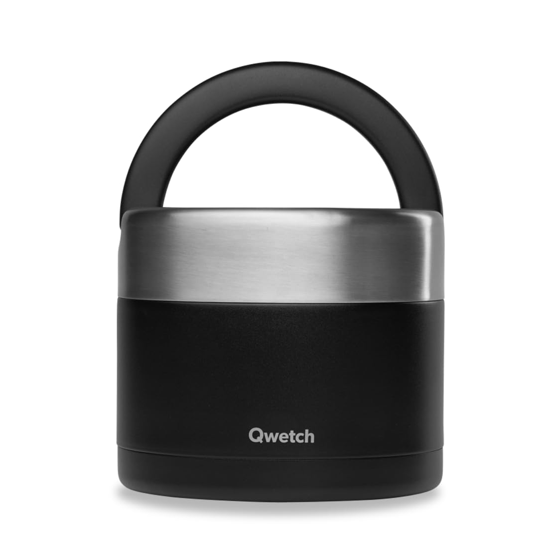 QWETCH - Roestvrijstalen geïsoleerde lunchbox met handvat - voedselcontainer - houdt voedsel warm 5 uur/koud 7 uur - lekvrij en BPA-vrij (Arty, 850 ml