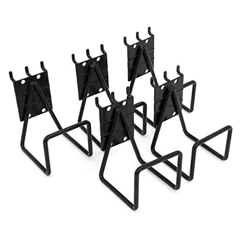 VICTORY DISPLAY & STORE FIXTURE MFG Heavy-Duty Power-Cord Garage Utility Hook fits Both Slatwall and Pegboard, Pack of Three or Five (Quantity 5) (5)