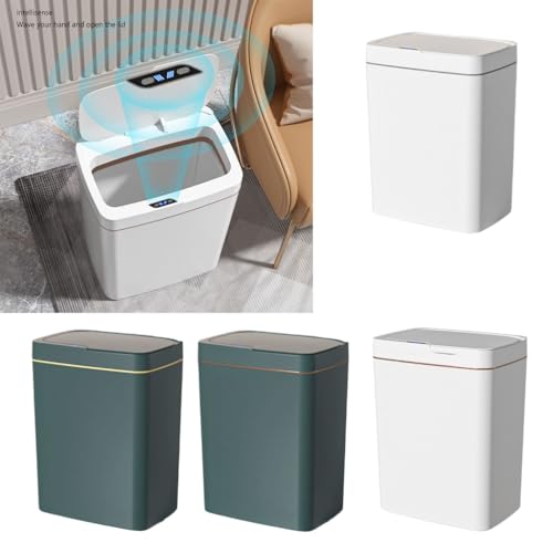 Bote de basura inteligente con tapa y sensores 18L miniatura 4