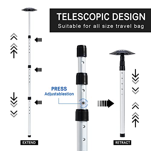 Kvv Golf Travel Bag Support Rod, Hexagon Support Cover With Telescopic Aluminum Alloy Rod #TOP1