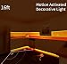 Produktbild LED Stripes 5m(16ft), Bettlicht, LED Streifen mit Bewegungsmelder Emotionlite Bewegungsaktivierte Dekorative Lichtband,Lichtleiste, Zeitverstellbar, Warme Gelbliche Farbe