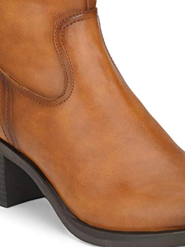 Image of Delize Women's Black /Tan Knee Outdoor Boots