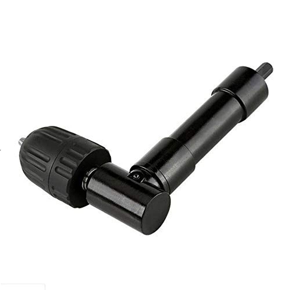 Foret à angle droit, 0,8–10 mm, extension courbée à 90 degrés, adaptateur convertisseur de perceuse sans clé pour espace de travail étroit