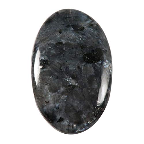 Larvikite cabochon ovale pierre naturelle à offrir, gemme de collection pour anniversaire