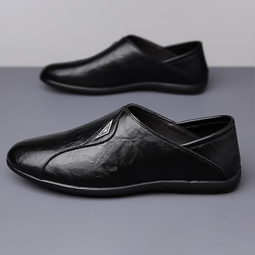 Mocasines de cuero para hombre ligeros que evitan el cansancio en el uso diario 4