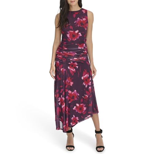 Calvin Klein Women's Printed Angle Hem Skirt