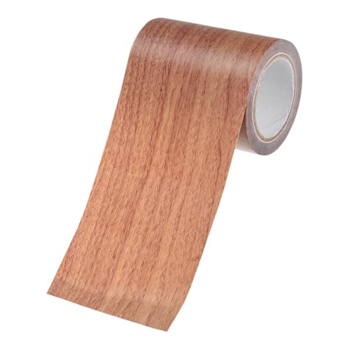 Image of M METERXITY 1-Roll Wood Grain Repair Tape, 2.24in x 15ft Textured Realistic Self-Adhesive Wood Floor Tape Contact Paper for Furniture /Floors /Home [Chocolate Pine]