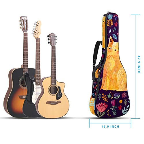Housse de transport étanche pour guitare avec bandoulière réglable Motif renard mignon, Multicolore 01., 42.9×16.9×4.7… - Les Beatles, Paul McCartney, John Lennon, RIngo Starr, George Harrison Housse de transport étanche pour guitare avec bandoulière réglable Motif renard mignon, Multicolore 01., 42.9x16.9x4.7… – Image 6