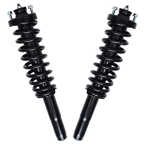 Image of Detroit Axle - Front 8pc Struts Kit for 97-01 Honda CR-V, 2 Struts & Coil Spring 2 Outer Tie Rod Ends 2 Sway Bar End Links 2 Lower Ball Joints 1997 1998 1999 2000 2001 Replacement Suspension