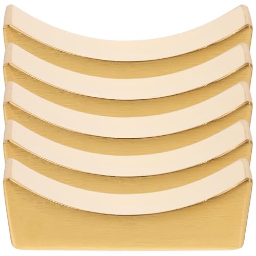 HOLIDYOYO 5pcs Chopstick Holder Chopstick Rest Coffee Spoon Rest Tableware Rack Novel Shape Flatware Rest Spoon Holder Chopsticks Holder Spoon Cradle Tableware Holders Stainless Steel Golden