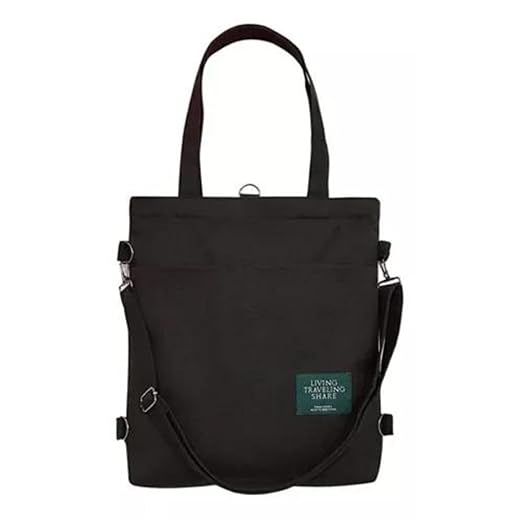 Bolsa Mochila Unissex De Lona Espaçosa Praia Passeio Academia Resistente Multiuso