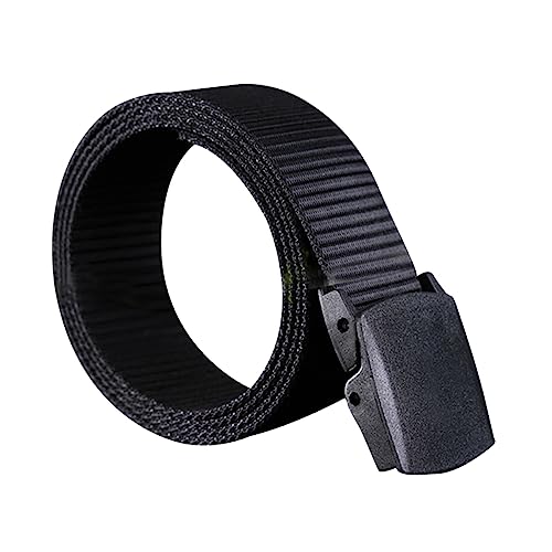 Men's Canvas Dress Belt Nylon Web Belt Automatic Buckle for Military Jeans Business Outdoor Work