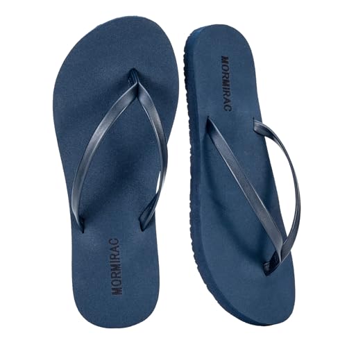 Image of Womens Slim Leather Comfortable Flip Flops Summer Beach Thong Sandals Arch Support Non Slip