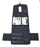 Acid Tactical Military Molle Equipped Toiletry Bathroom Camping Travel Wash Kit Bag BLACK