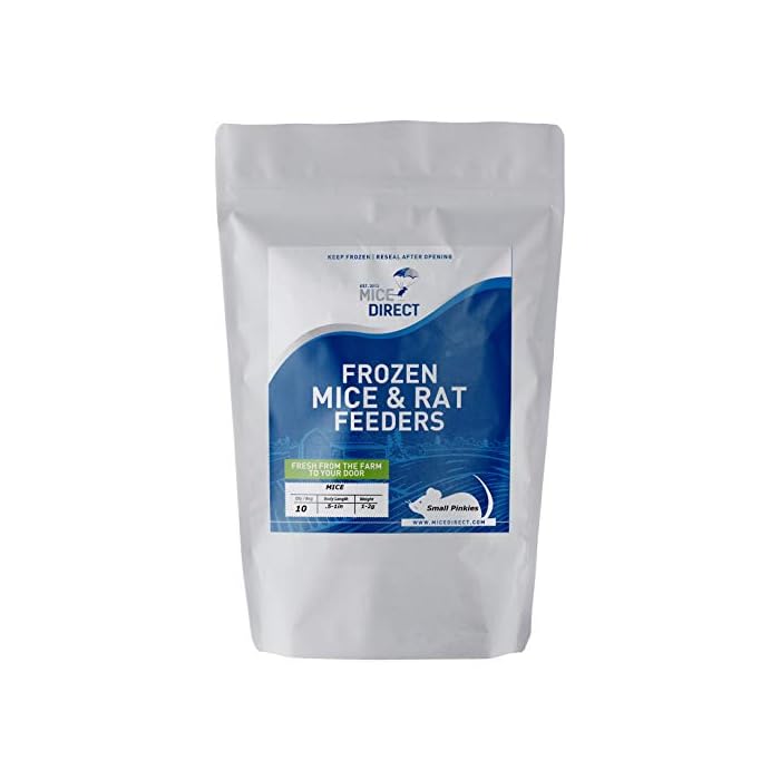 Buy MiceDirect 10 Small Pinkie Mice Pack of Frozen Small Pinkie Feeder